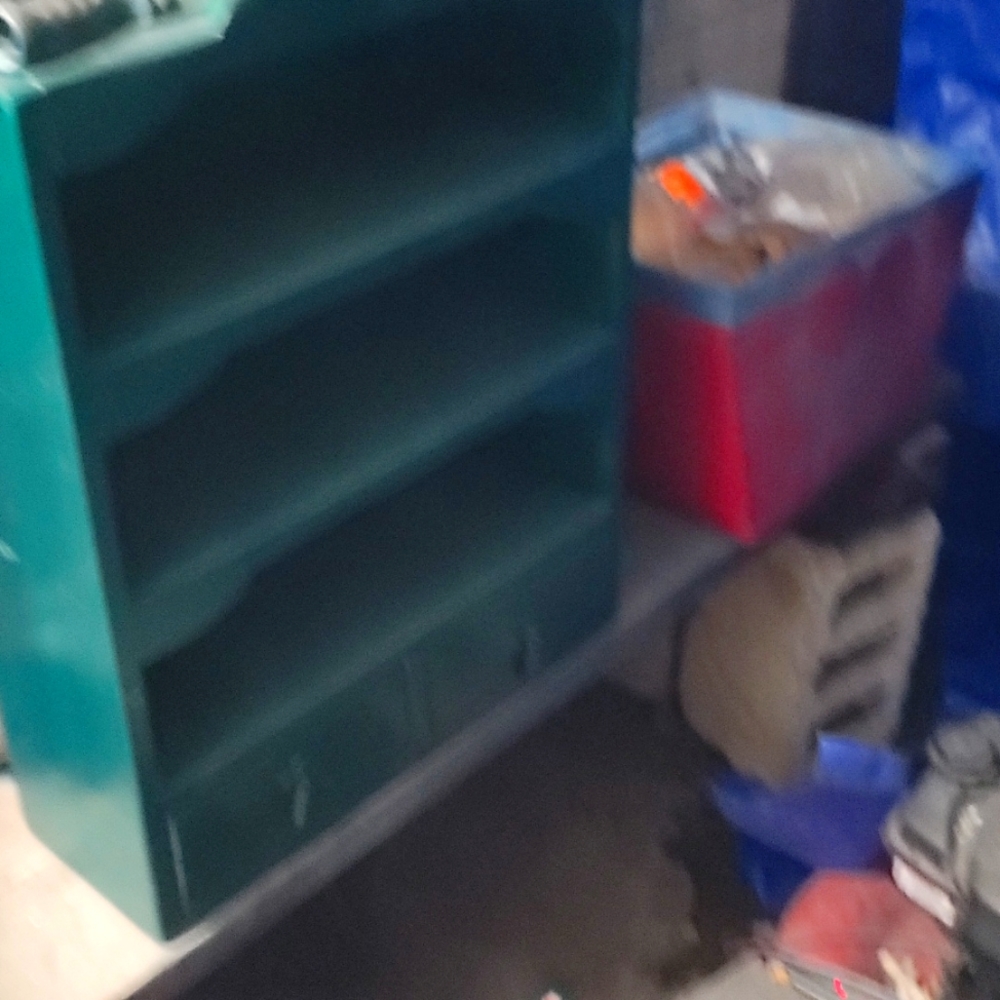 Turquoise shelf